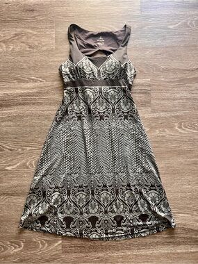 Prana Sleeveless Paisley Sundress with built in bra